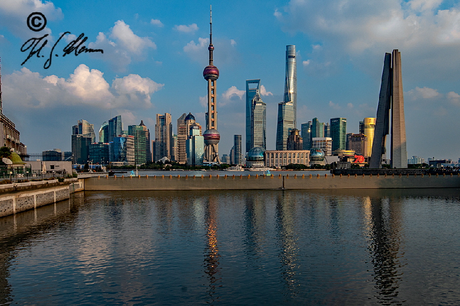 Blick auf Pudong (Shanghai)