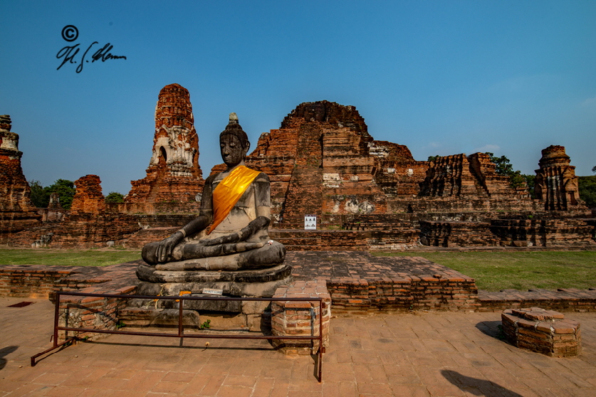 Die Ruinen der Altstadt Ayutthaya bilden heute den Geschichtspark Ayutthaya